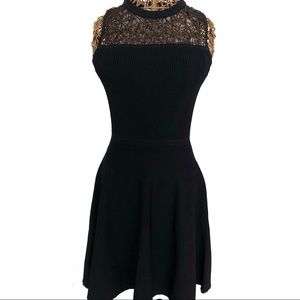 Jason Wu Sheer Shoulder Flounce Dress